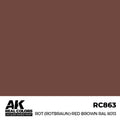 AK RC863 ROT Red Brown RAL8013