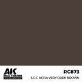 AK RC873 S.C.C. No.1A Very Dark Brown