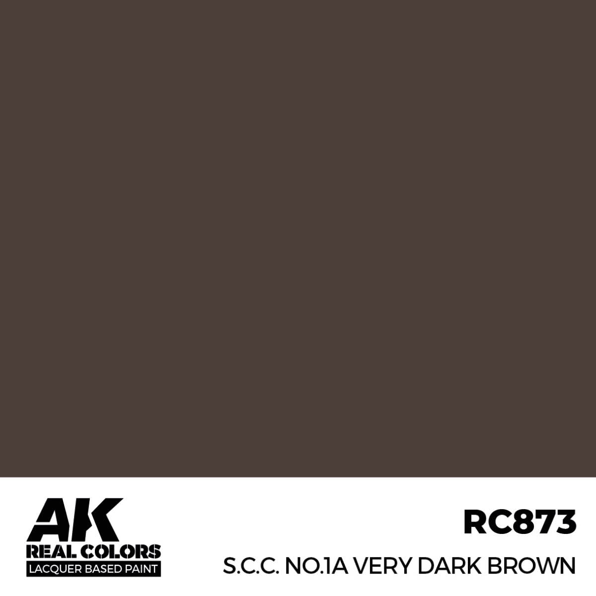AK RC873 S.C.C. No.1A Very Dark Brown