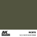 AK RC875 S.C.C. No.15 Olive Drab