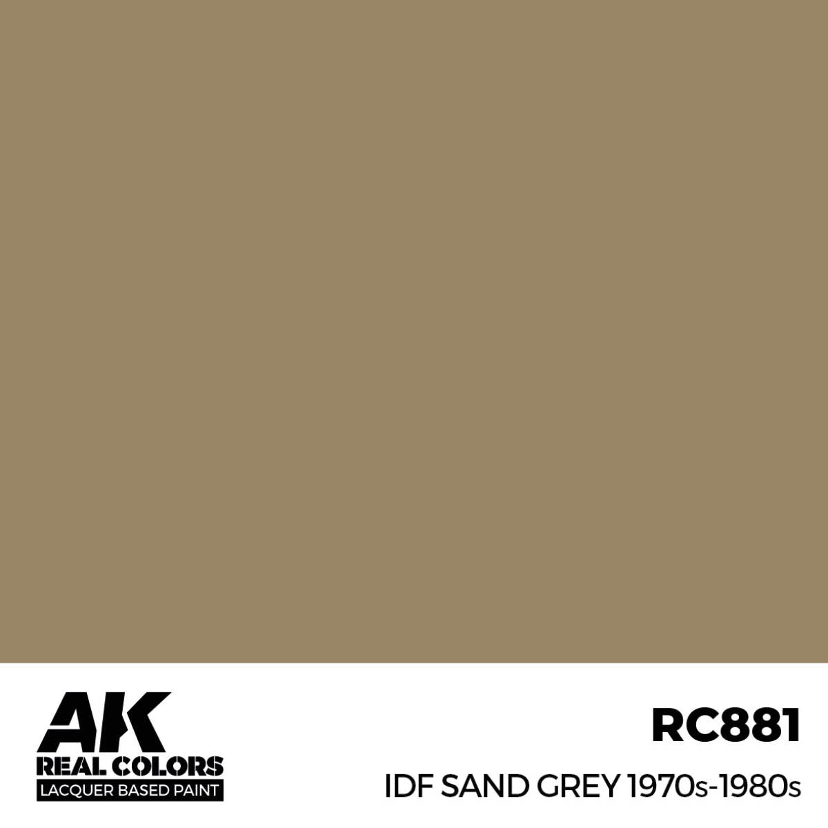 AK RC881 IDF Sand Grey 1970s-1980s