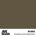 AK RC883 No.9/No.22 Olive Drab (WWII)