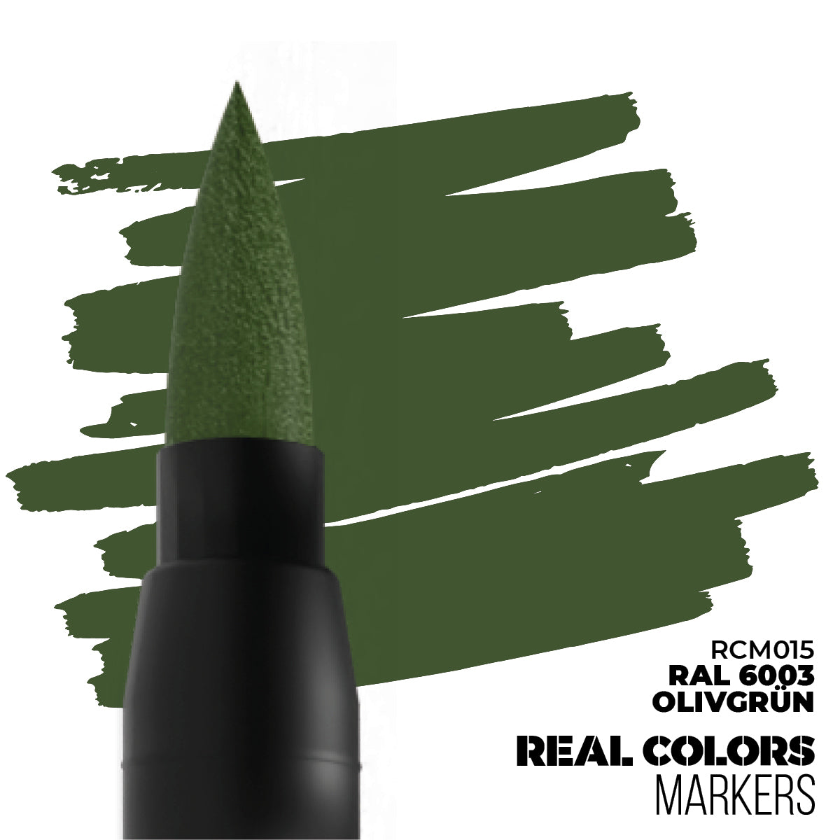 Real Color Marker RCM015 RAL 6003 Olivgrun