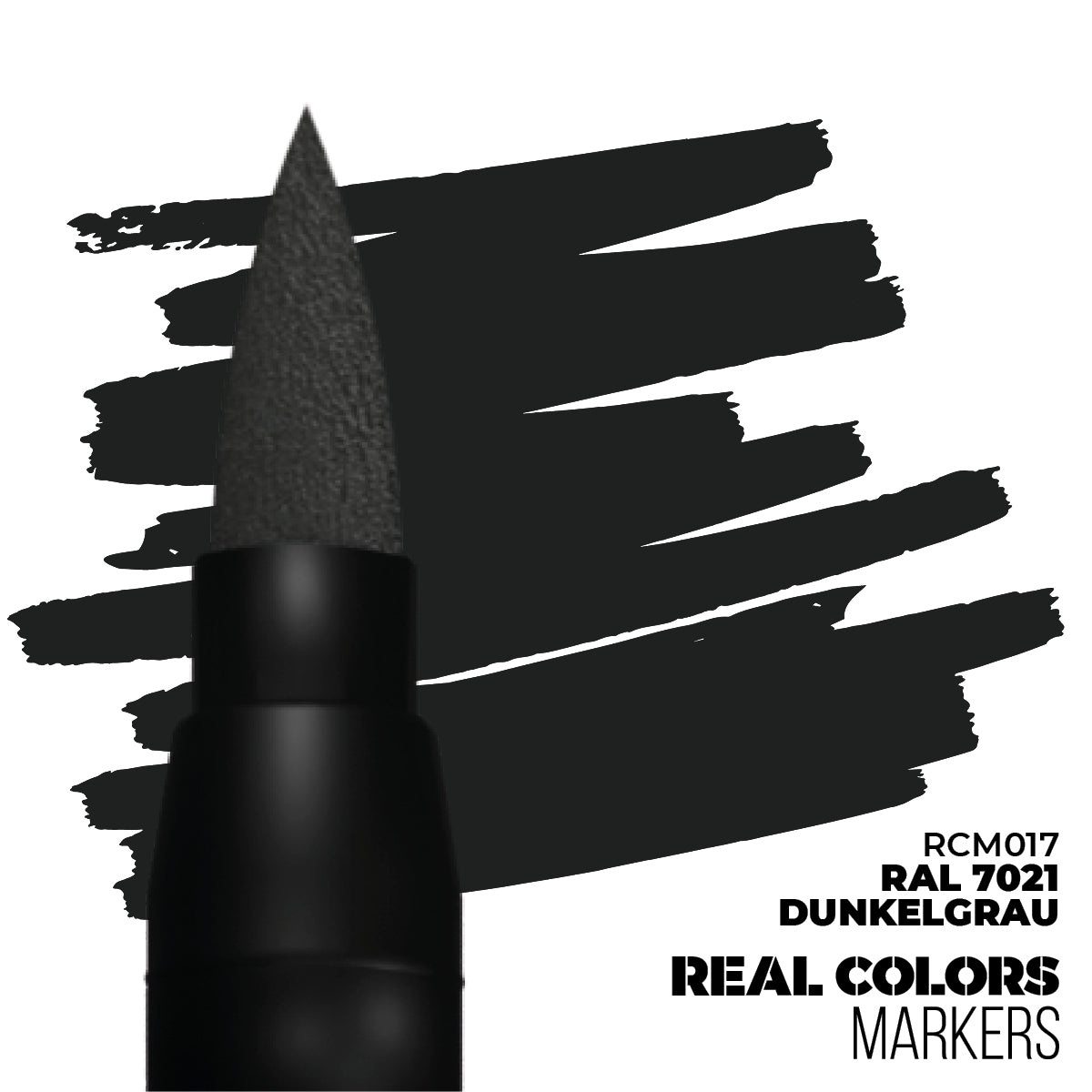 Real Color Marker RCM017 RAL 7021 Dunkelgrau