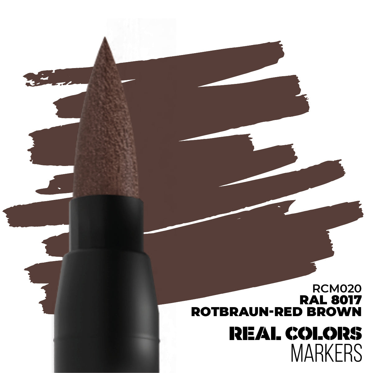 Real Color Marker RCM020 RAL 8017 Rotbraun - Red Brown
