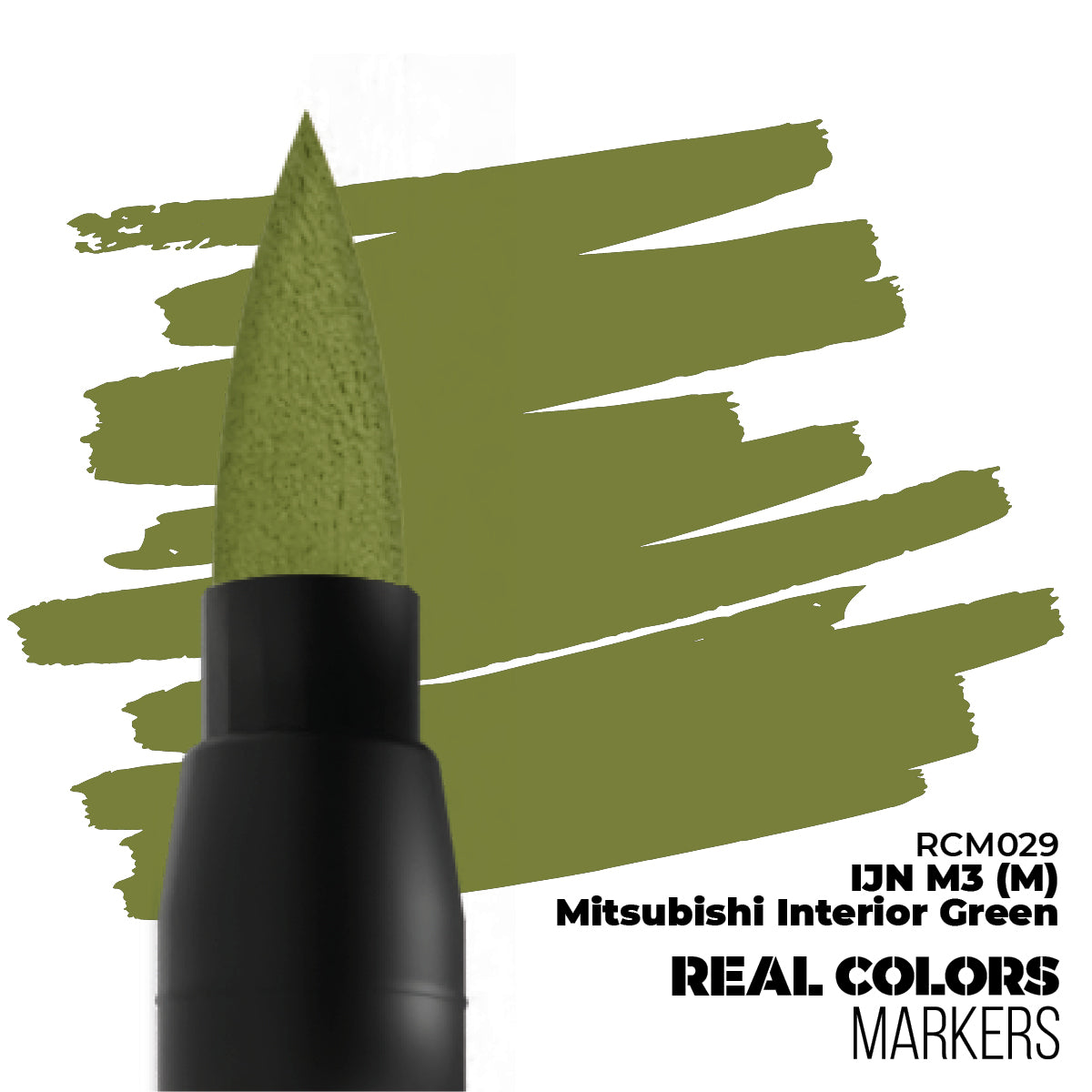 Real Color Marker RCM029 IJN M3 (M) Mitsubishi Interior Green