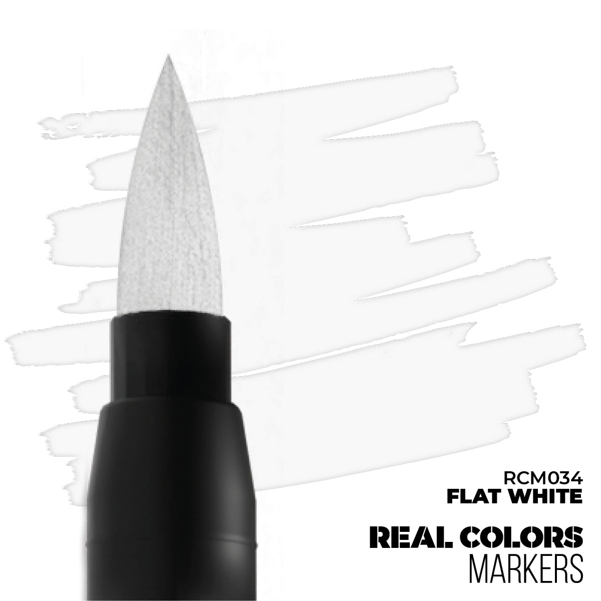 Real Color Marker RCM034 Flat White