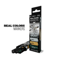 Real Color Marker RCM111 WWII Axis Aircraft Squiggle Camouflage Colors Set