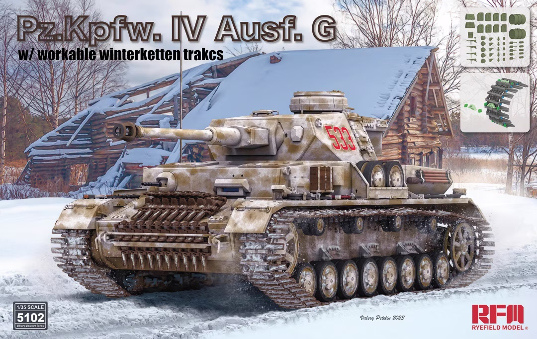 Pz.Kpfw.IV Ausf.G w/ Workable Winterketten Trackcs