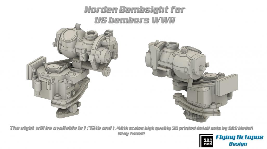 Norden Bombsight for US Bombers WW II 1/48