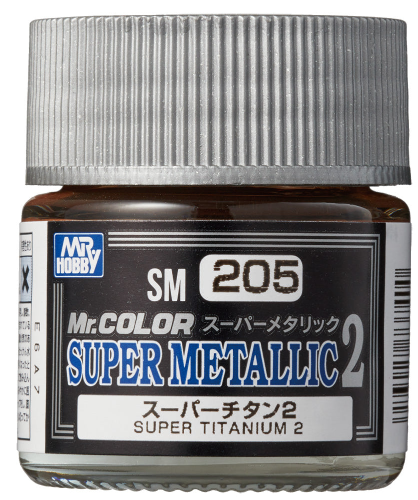 Mr.Color Super Metallic II 205 Super Titanium 2
