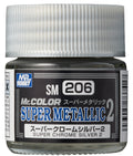 Mr.Color Super Metallic II 206 Super Chrome Silver 2