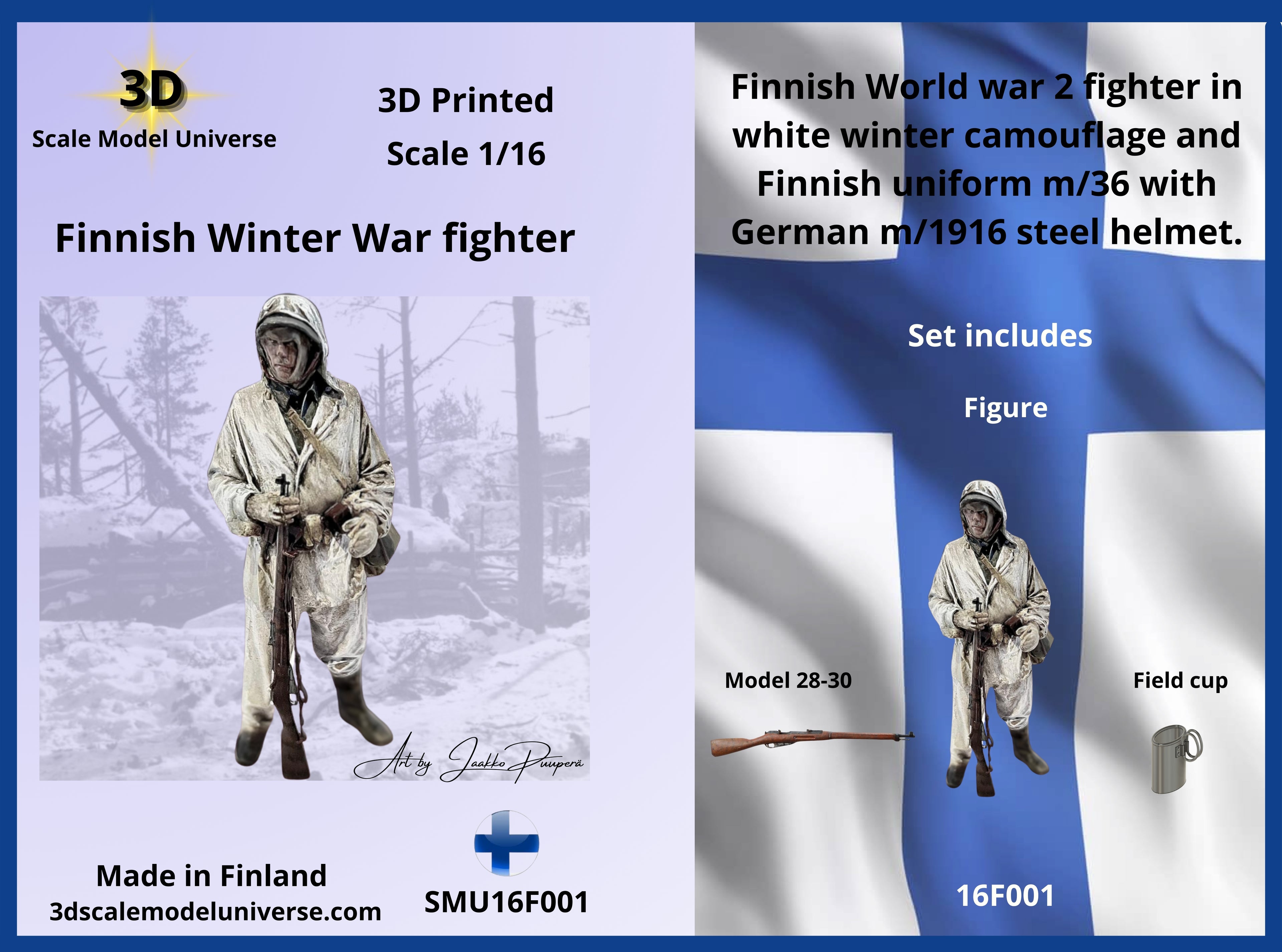 Finnish Winter War fighter 1/16