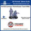 Finnish Summer Flamethower Team WW2
