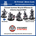 Finnish Summer Bicycle Riflemen B  infantry Squad WW2