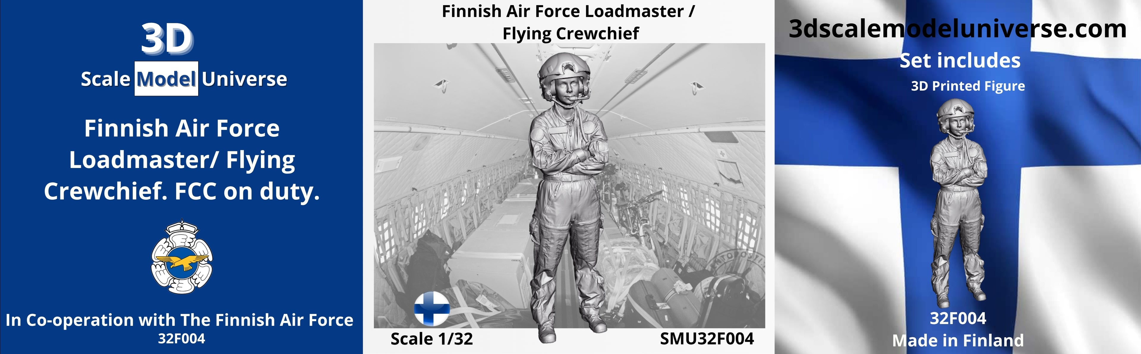 Finnish Air Force Loadmaster / Flying Crewchief 1/32