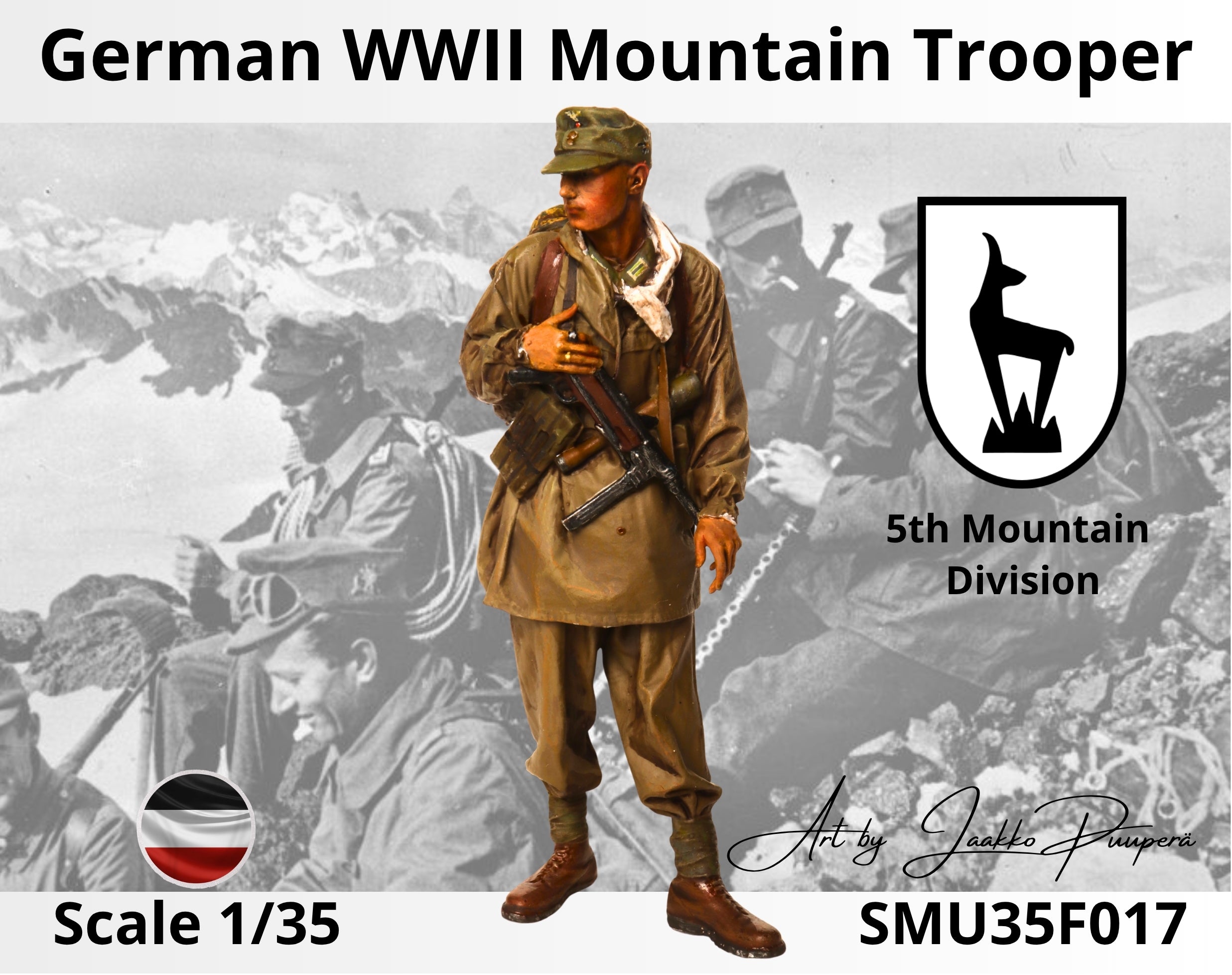 German WW2 Mountain Trooper 1/35