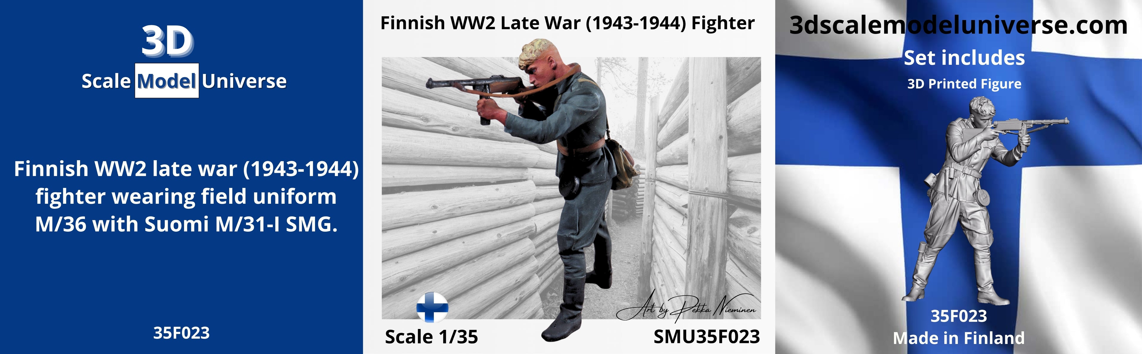 Finnish WW2 late war (1943-1944) fighter 1/35