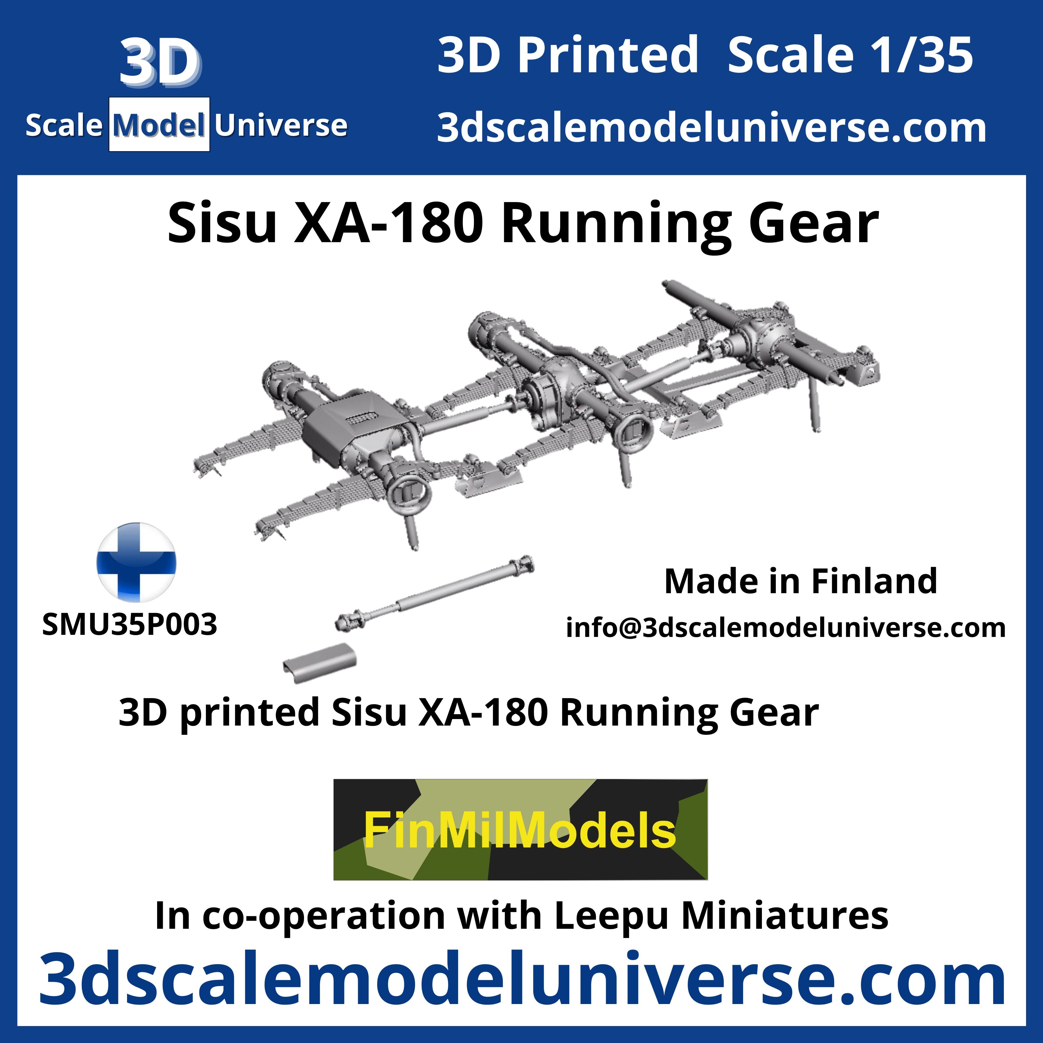 Sisu XA-180 Running Gear 1/35