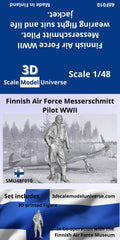 Finnish Air Force Messerschmitt Pilot WWII 1/48