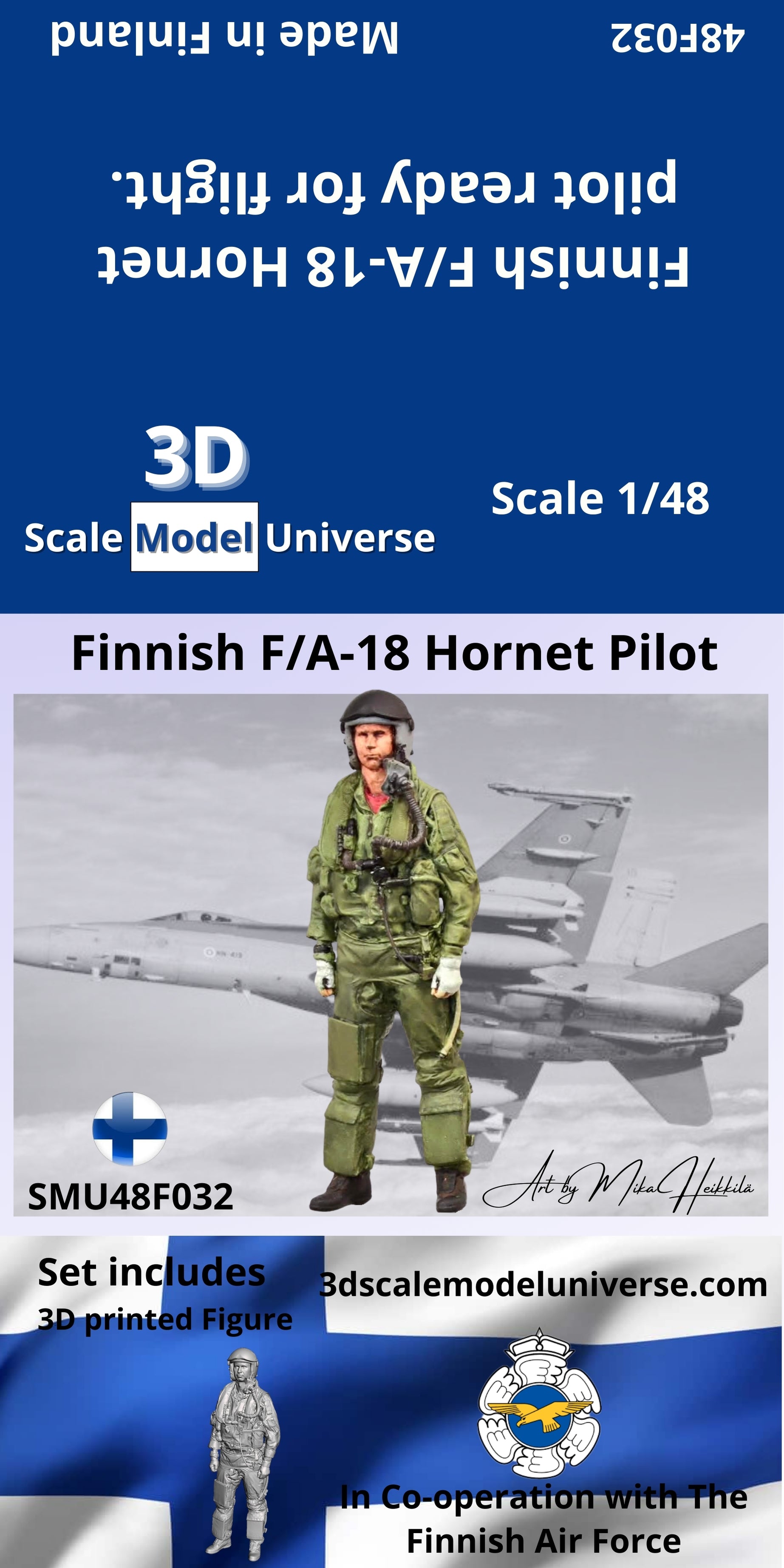 Finnish F/A-18 Hornet Pilot 1/48
