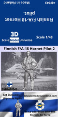 Finnish F/A-18 Hornet Pilot 2 1/48