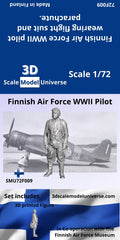 Finnish Air Force WWII Pilot 1/72