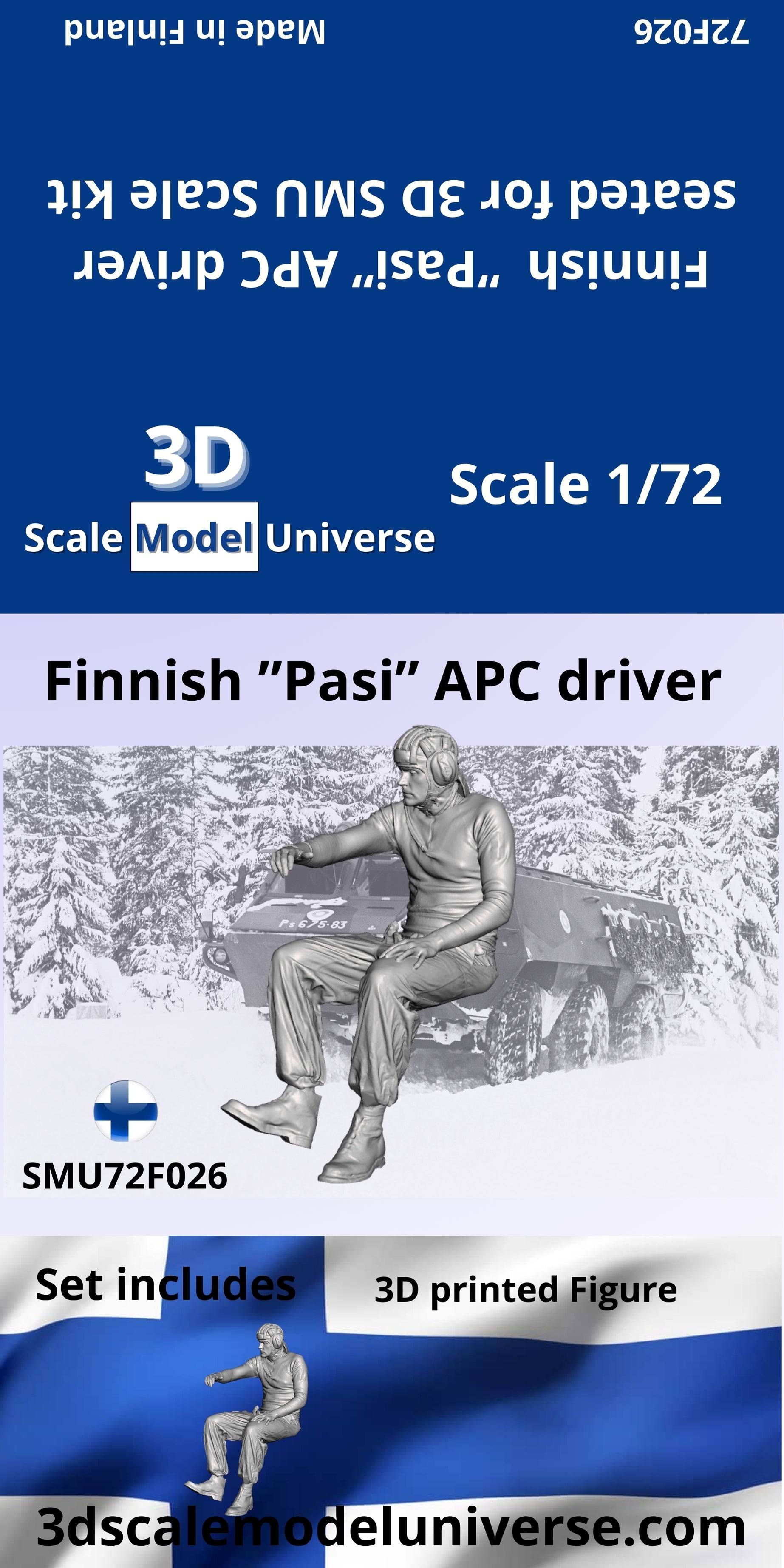 Finnish ”Pasi” APC driver . 1/72