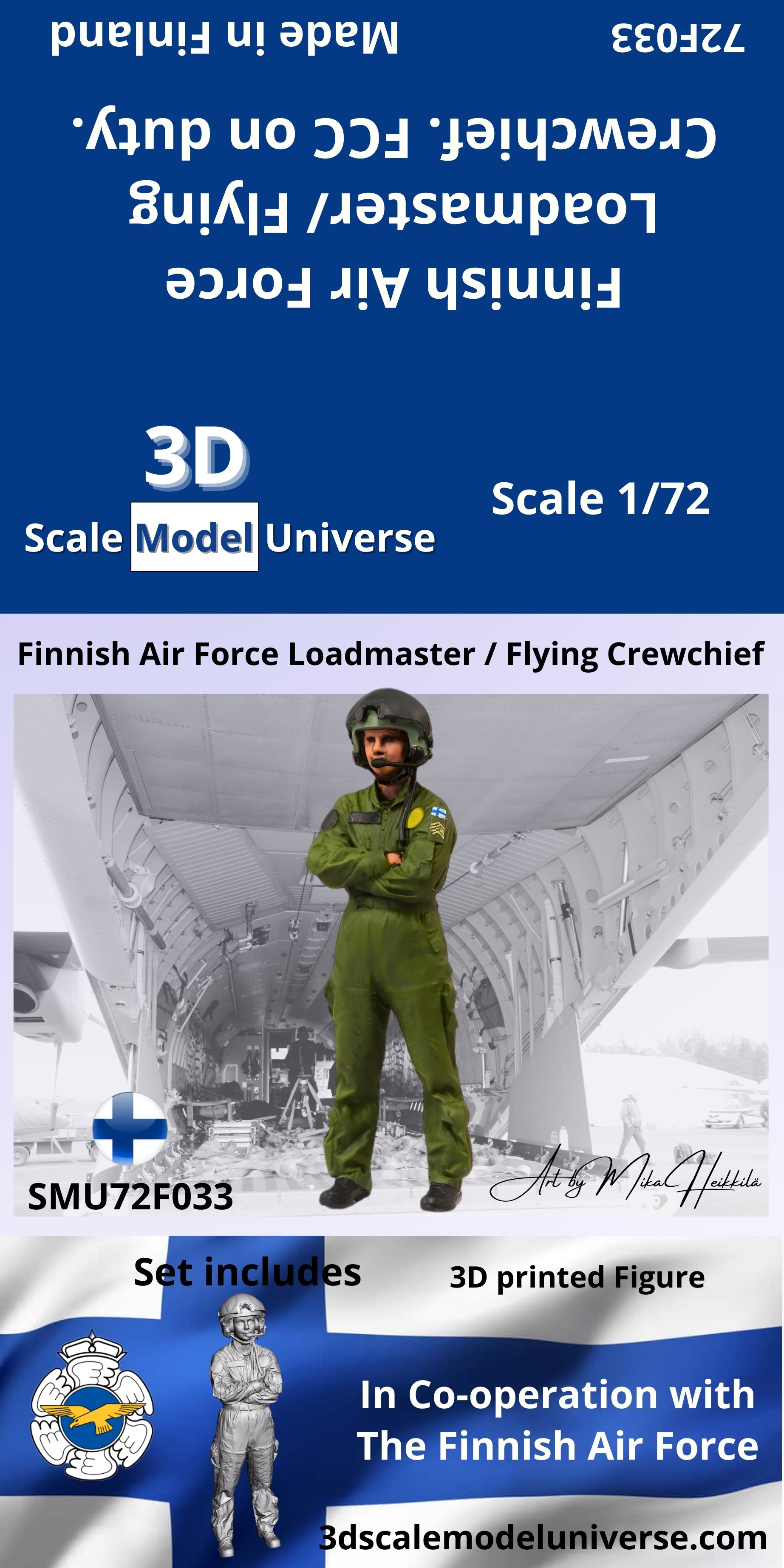 Finnish Air Force Loadmaster / Flying Crewchief 1/72