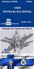 Finnish F/A-18 Hornet Pilot 2 1/72