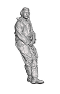 WWII German Fighter Pilot in a Channel Flight Suit 1/32