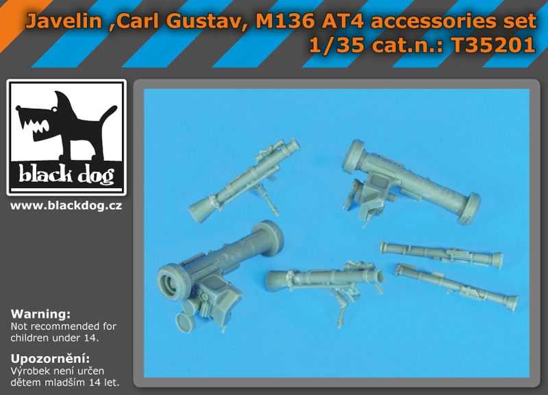 Javelin, Carl Gustav, M136 AT4 Accessories Set 1/35.