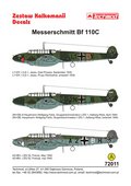 Techmod 72011. 1/72 Messerschmitt Bf 110C. decals