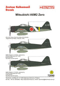 Techmod 72040. 1/72 Mitsubishi A6M2 Zero. decals