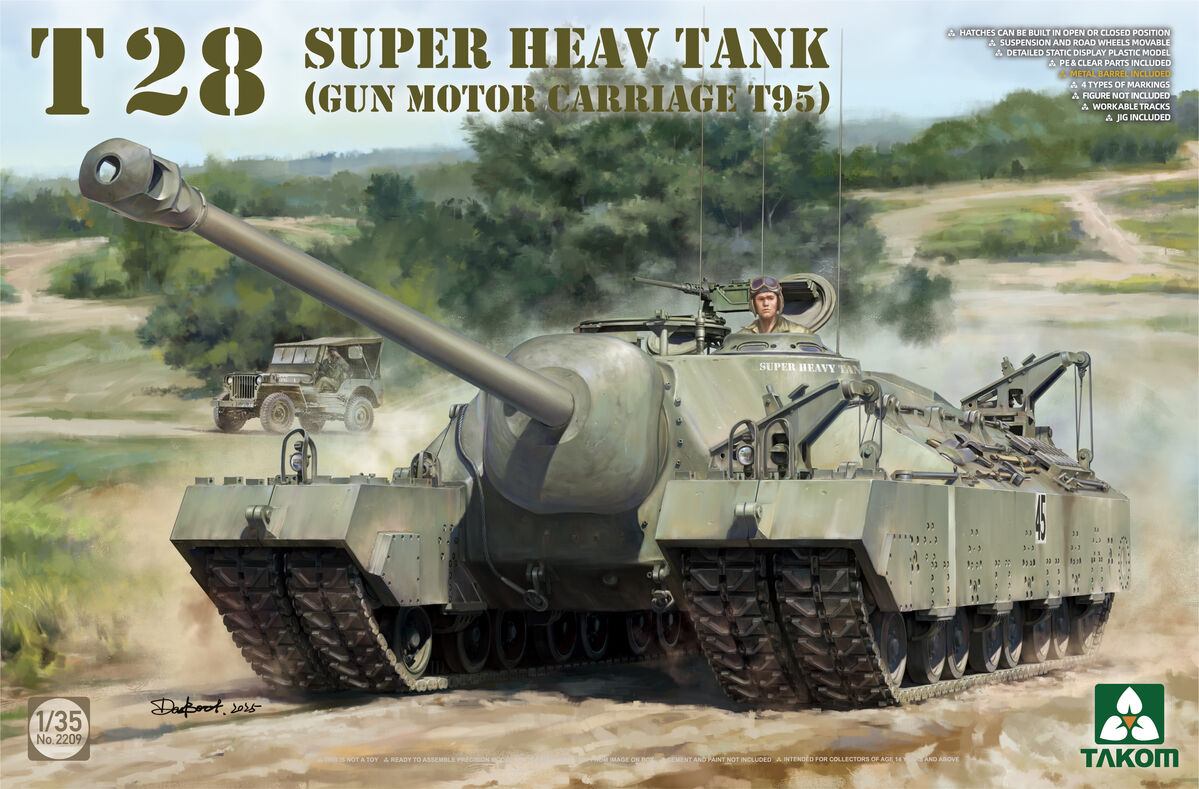 T28 Super Heavy Tank (Gun Motor Carriage T95)
