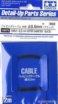 Tamiya 12675 Cable Black 0.50mm.