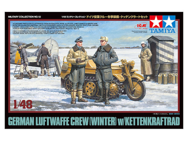 German Luftwaffe Crew (Winter) w/Kettenkraftr