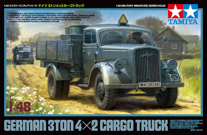 German 3t 4x2 Cargo Truck