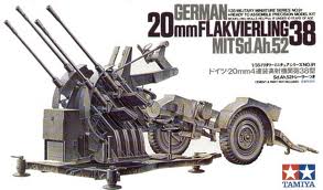 German 20mm Flakvierling 38 MIT Sd.Ah.52