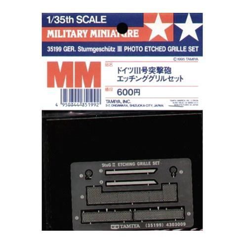 Tamiya 35199 Ger. Sturmgeschutz III Photo Etched Grille Set