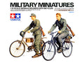 German Soldiers with Bicycles