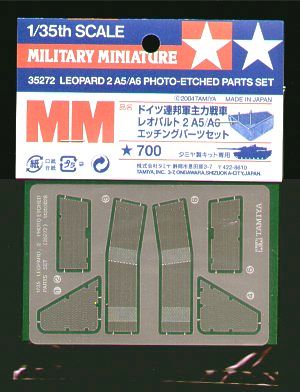 Tamiya 35272 Lepard 2 A5/A6 Photo Etched Parts Set