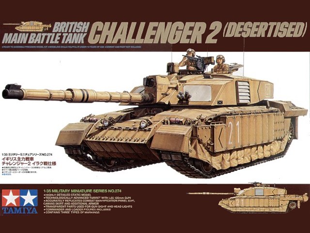 British Main Battle Tank Challenger 2 (Desertised)