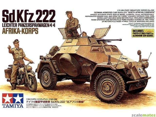 Sd.Kfz.222 Leichter Panzerspähwagen (4)(4) Africa-Korps