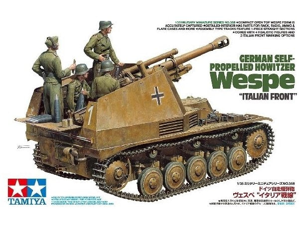 German Self-Propelled Howitzer Wespe "Italian Front"