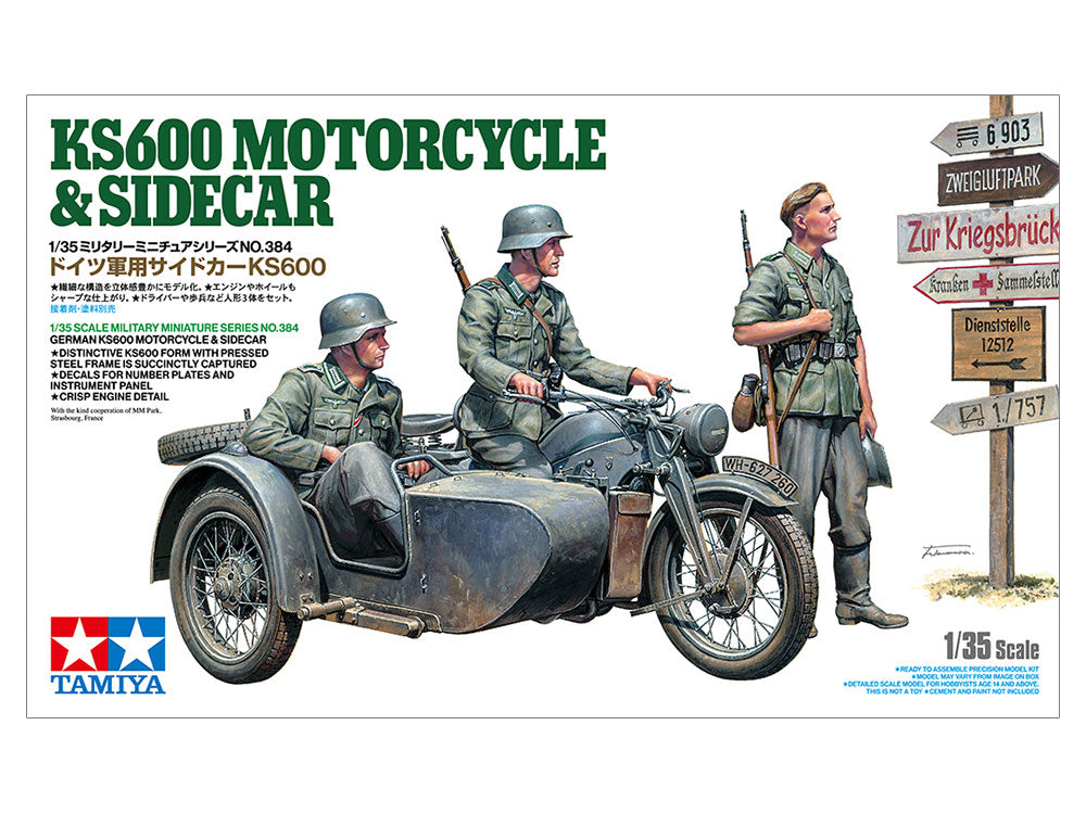 KS600 Motorcycle & Sidecar