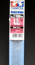 Tamiya Plastic Beams Clear L-Shaped 5mm (5pcs.)