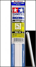 Tamiya Plastic Beams Square Tube 5mm (4pcs.)