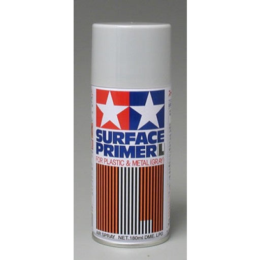 Tamiya Color Surface Primer (L) Grey. 180ml