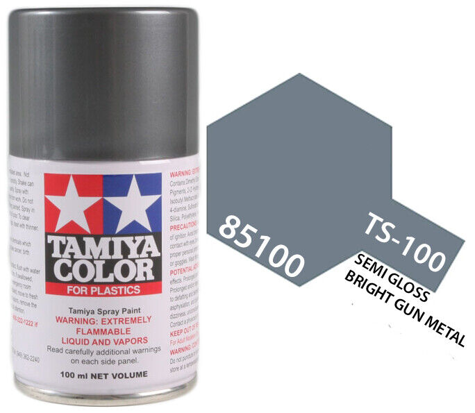Tamiya Color TS-100 Semi-Gloss Bright Gunmetal